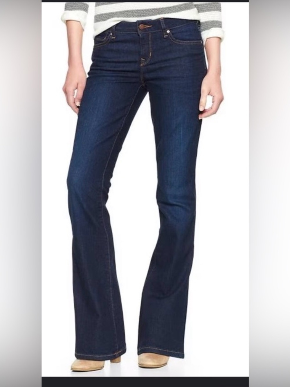 The Gap | Perfect Boot dark wash denim jeans Women’s size 34/18 long bootcut